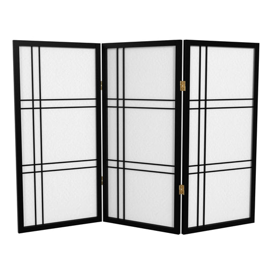 3 ft. Short Double Cross Shoji Screen