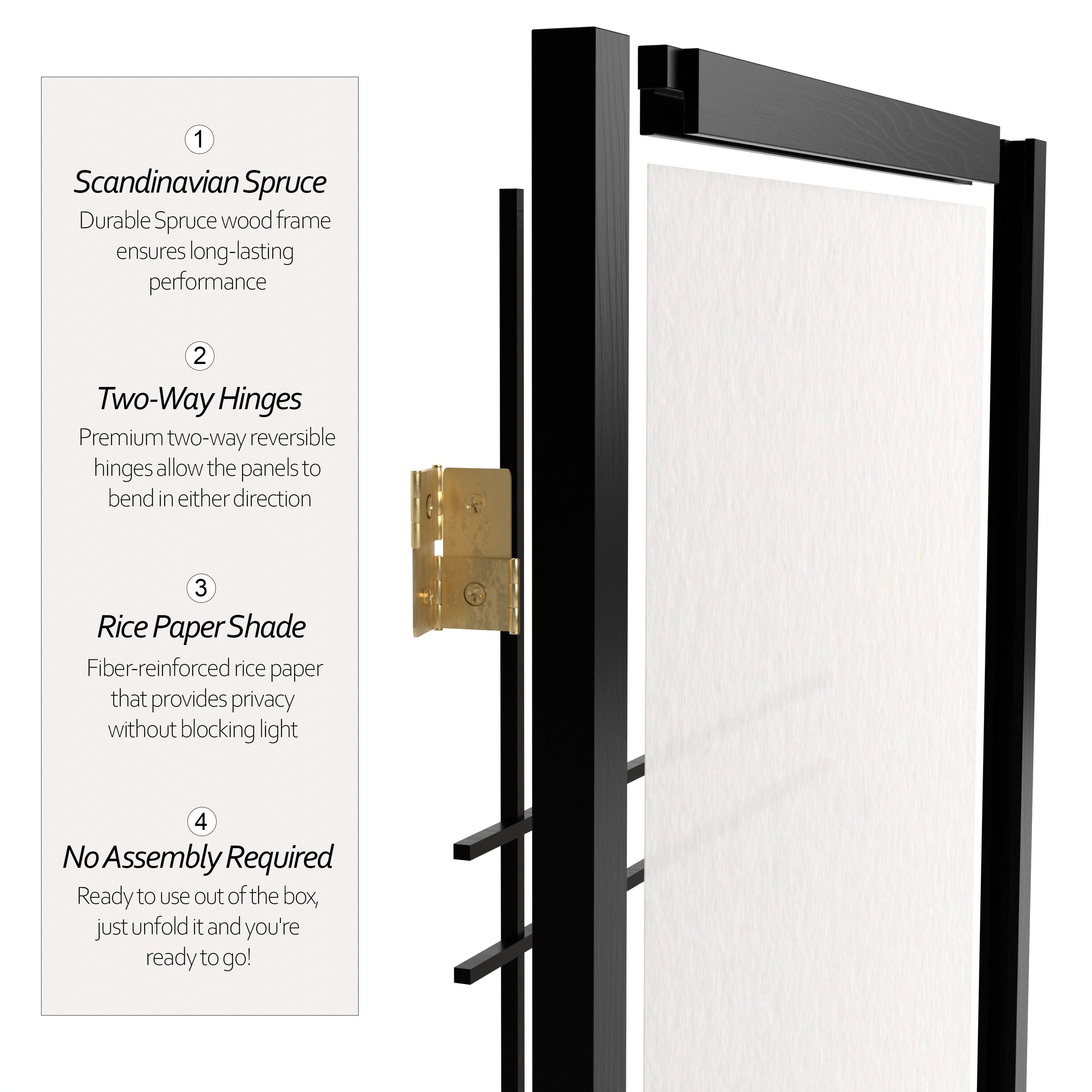 3 ft. Short Double Cross Shoji Screen