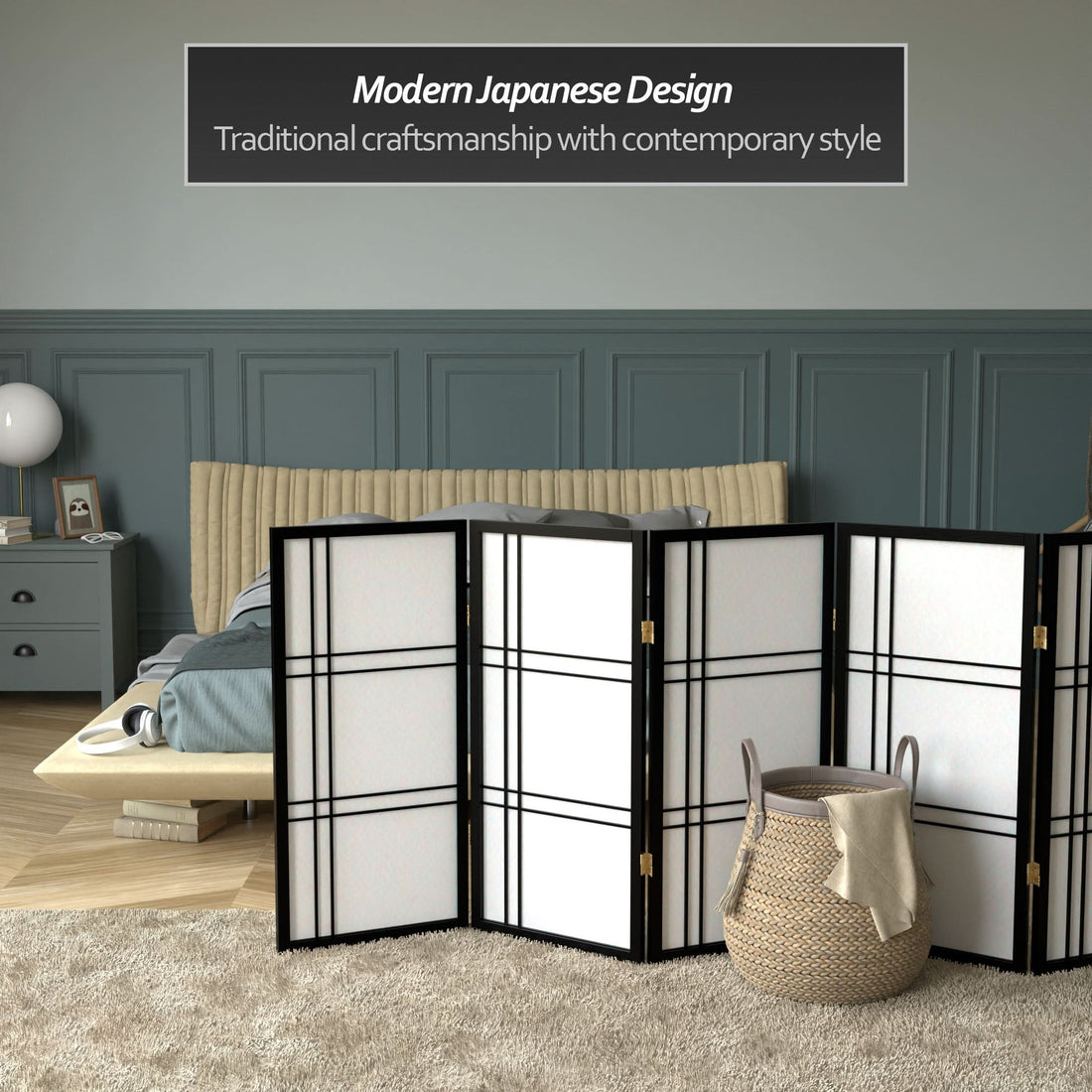 3 ft. Short Double Cross Shoji Screen