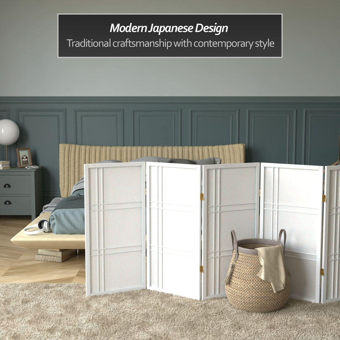 3 ft. Short Double Cross Shoji Screen