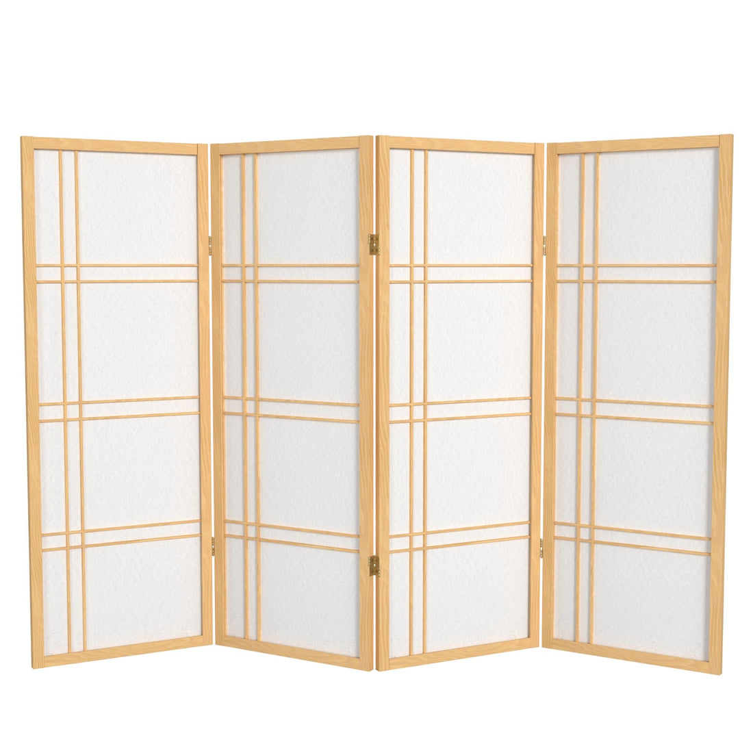 4 ft. Short Double Cross Shoji Screen
