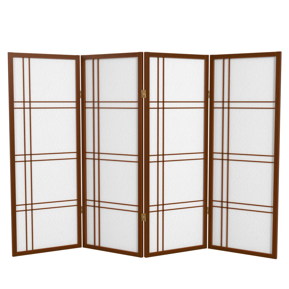 4 ft. Short Double Cross Shoji Screen