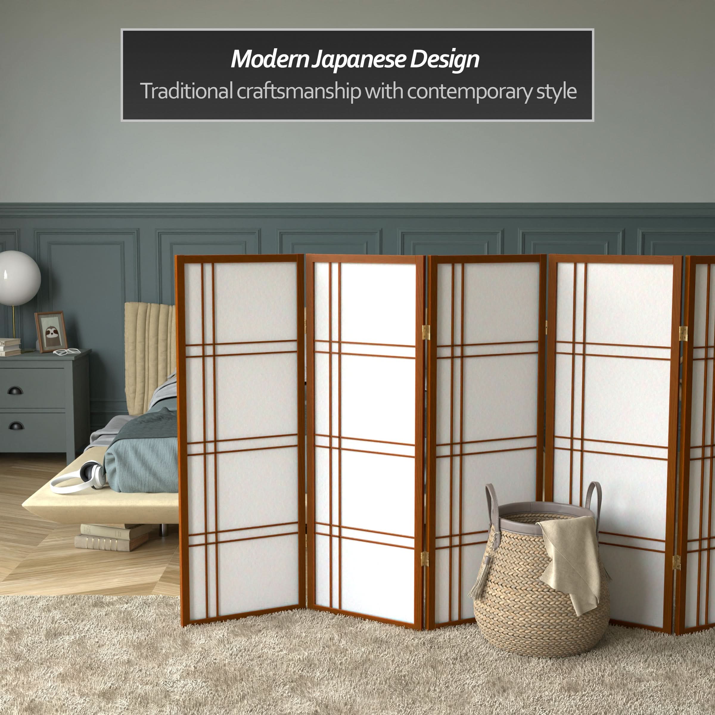 4 ft. Short Double Cross Shoji Screen