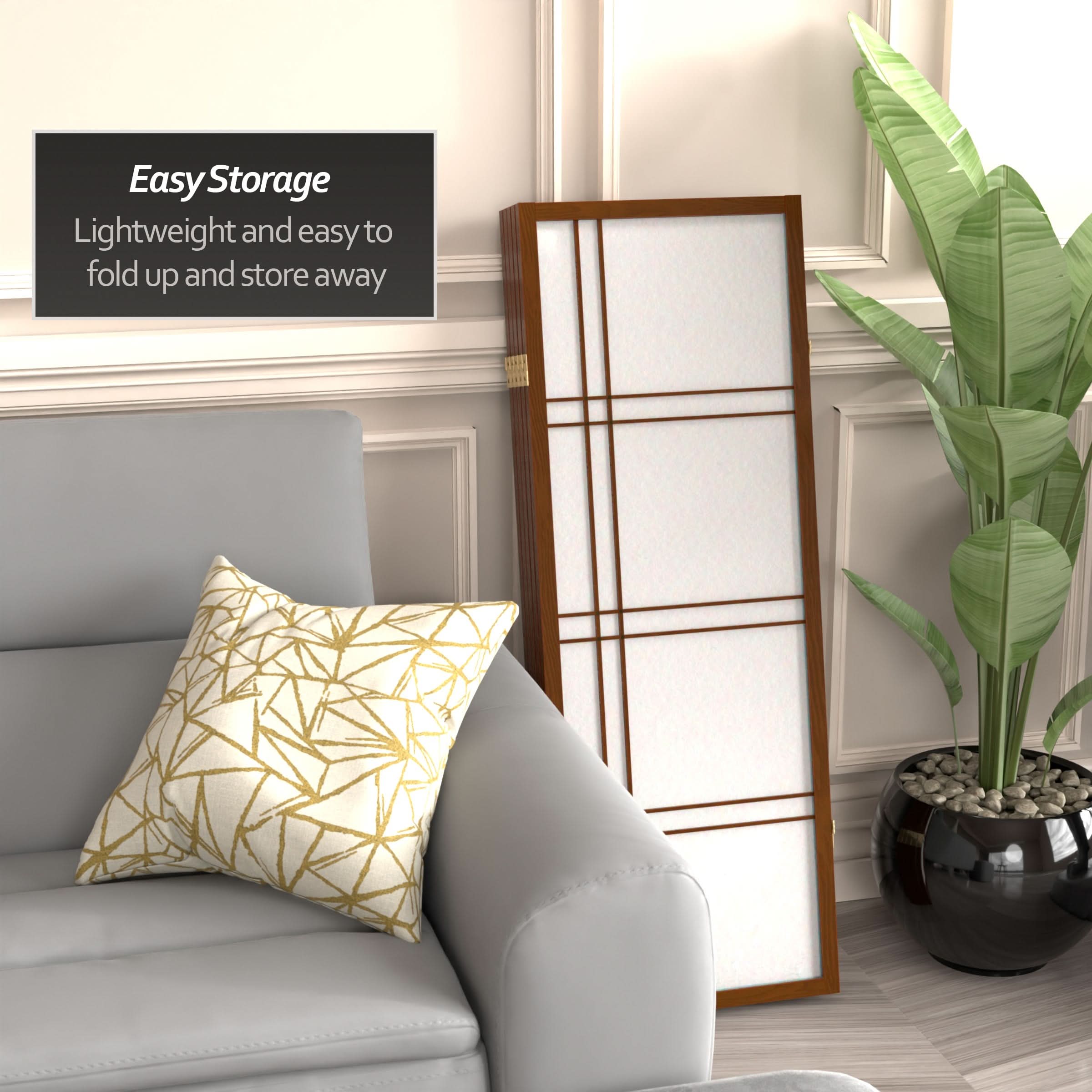 4 ft. Short Double Cross Shoji Screen