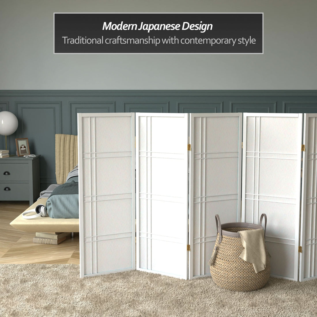 4 ft. Short Double Cross Shoji Screen