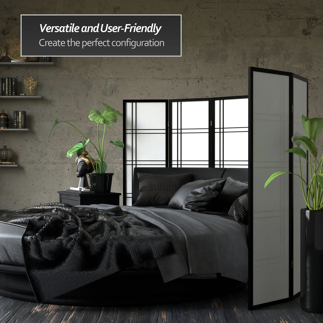 5 ft. Tall Double Cross Shoji Screen