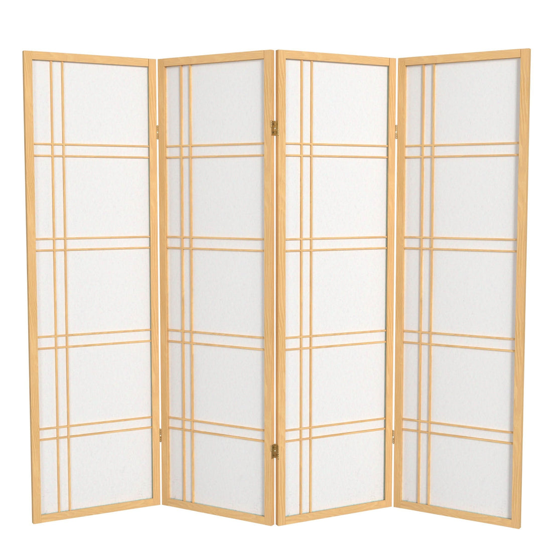 5 ft. Tall Double Cross Shoji Screen