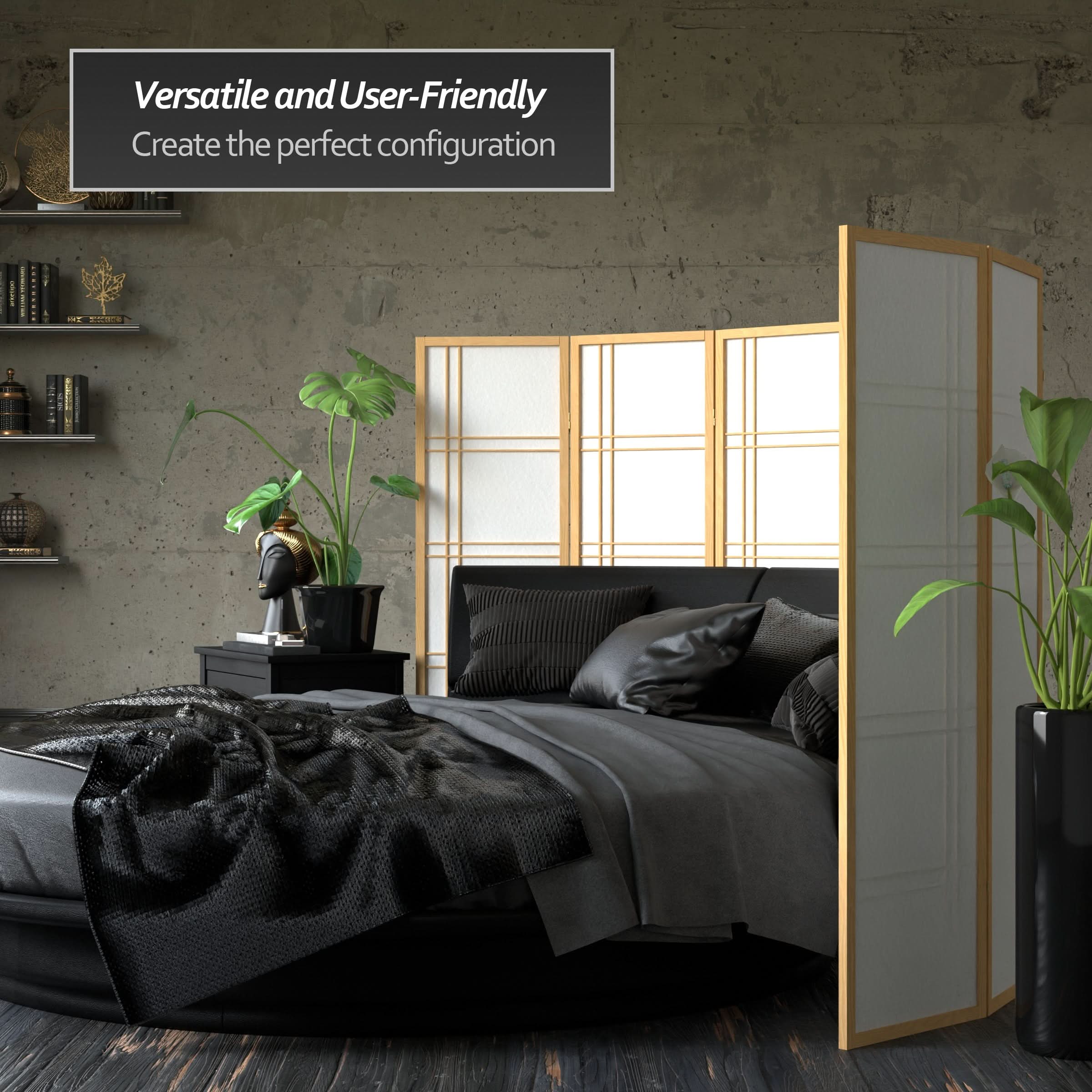 5 ft. Tall Double Cross Shoji Screen