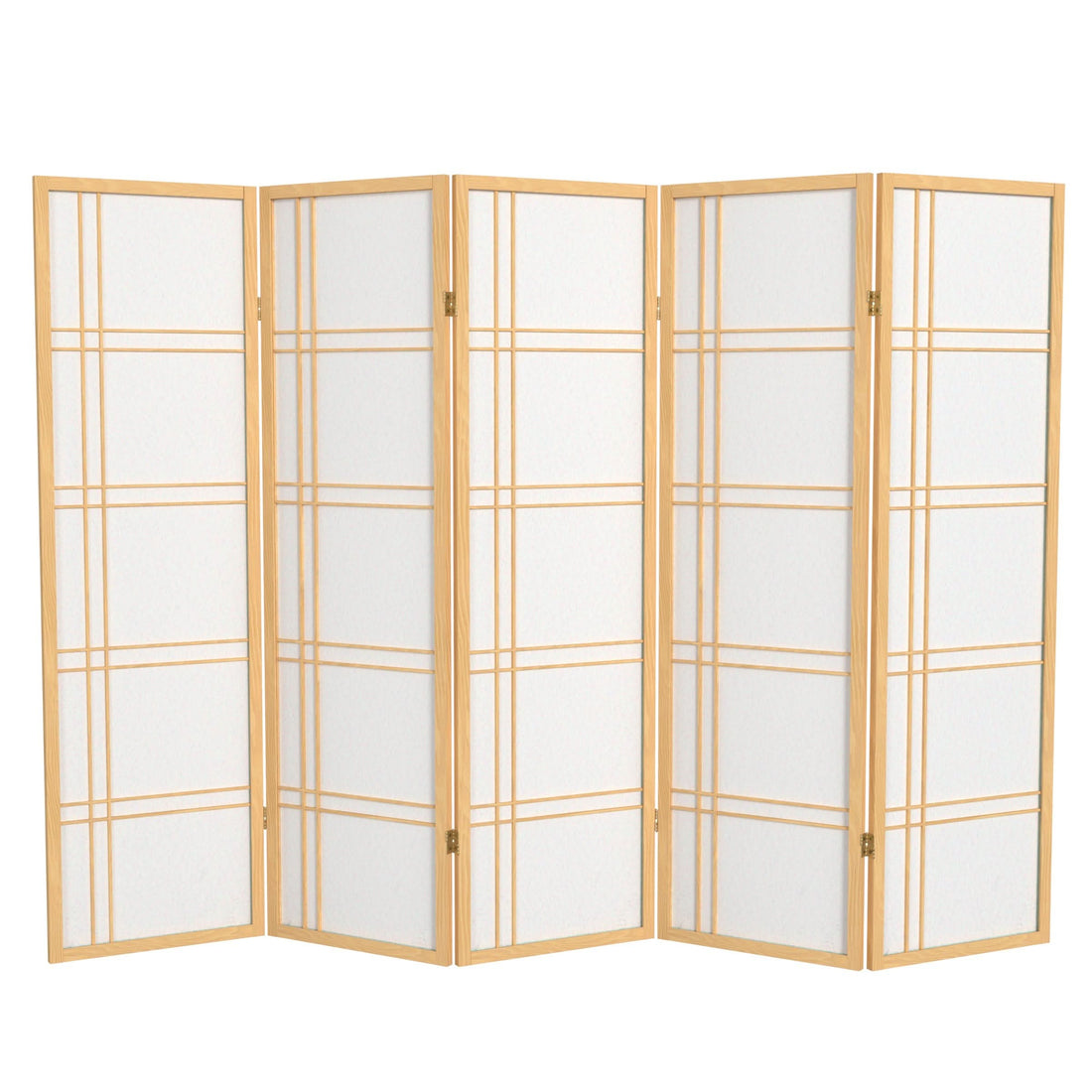 5 ft. Tall Double Cross Shoji Screen