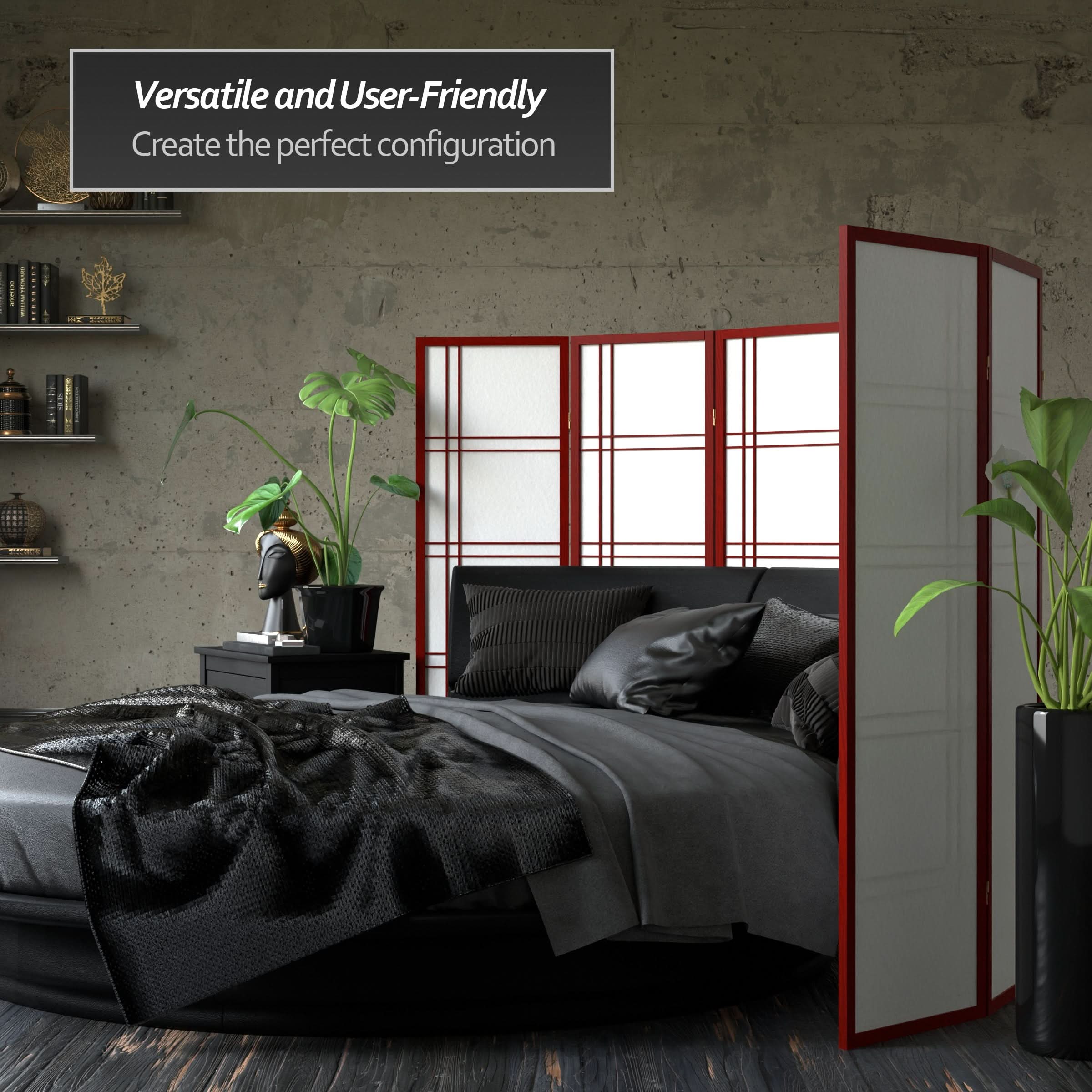 5 ft. Tall Double Cross Shoji Screen