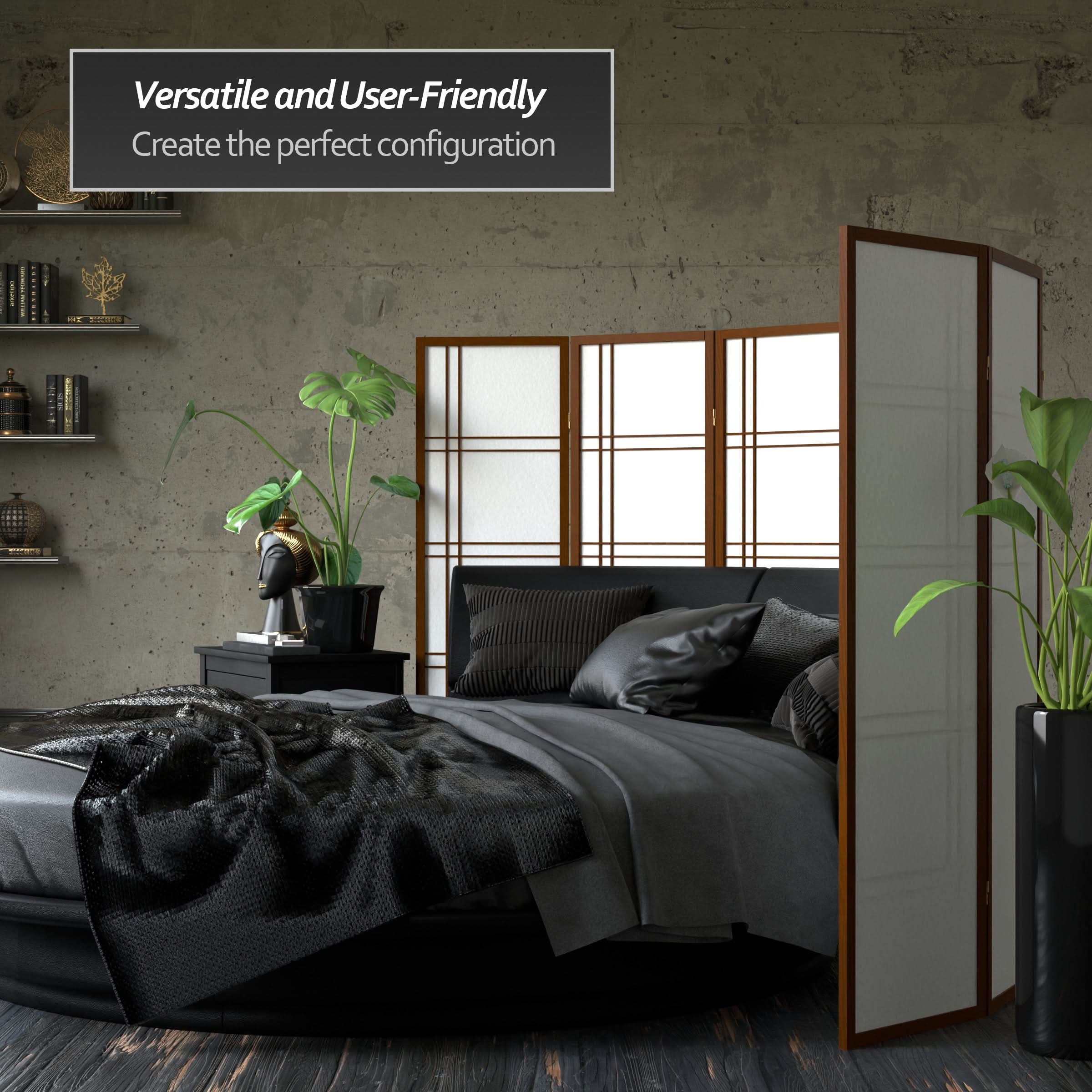 5 ft. Tall Double Cross Shoji Screen