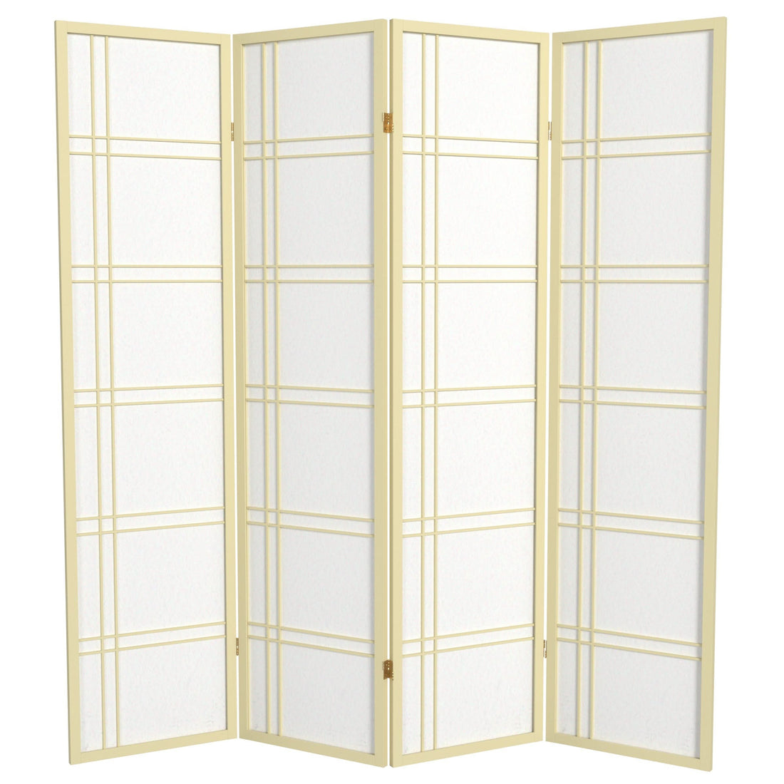 6 ft. Tall Double Cross Shoji Screen