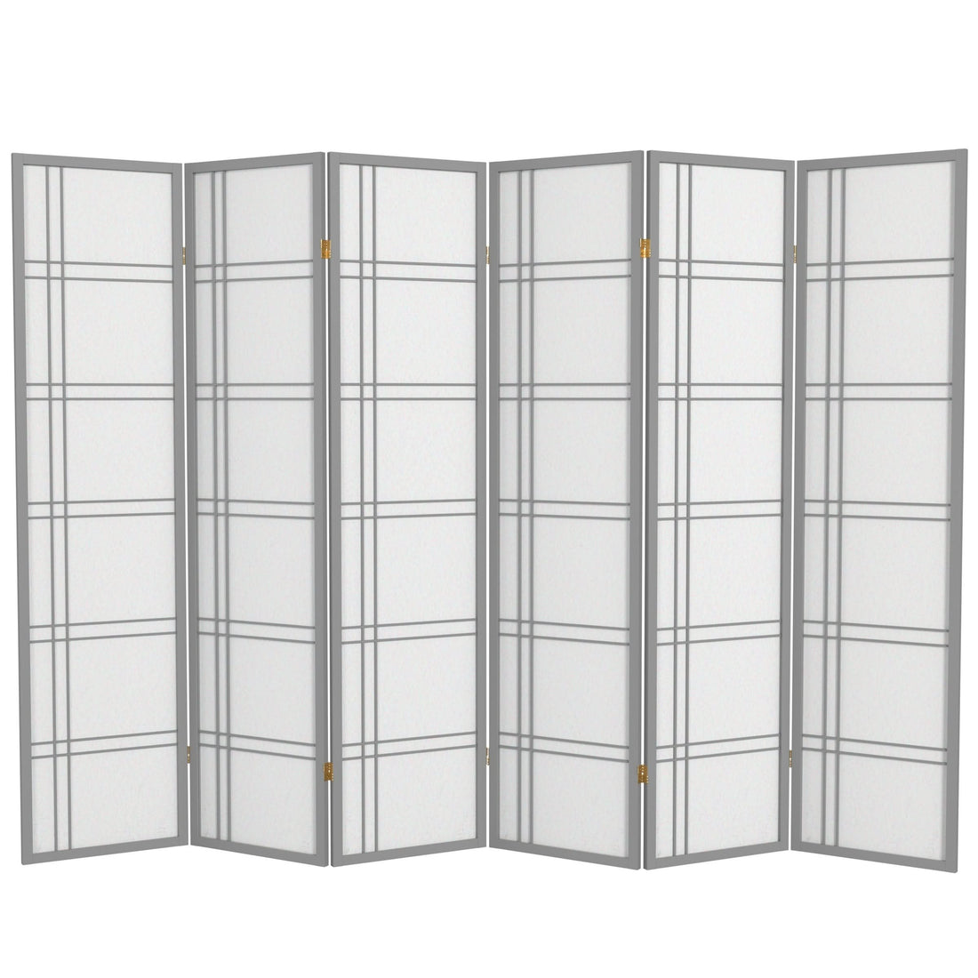 6 ft. Tall Double Cross Shoji Screen