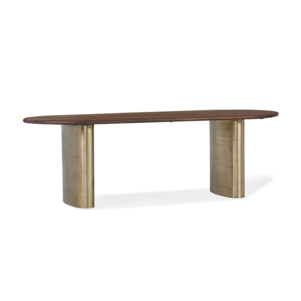 Ovale Brass Dining Table