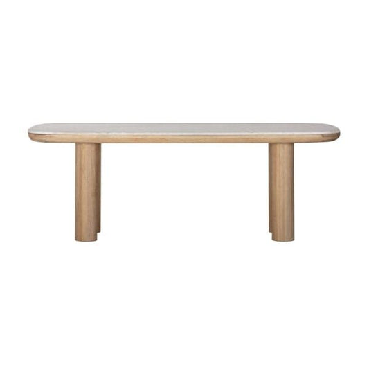  Pillar Rectangular Dining Table 