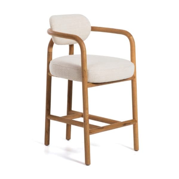 Theodore Boucle Counter Stool