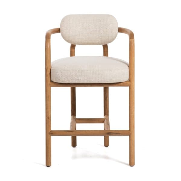 Theodore Boucle Counter Stool