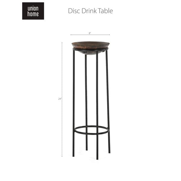 Disc Drink Table