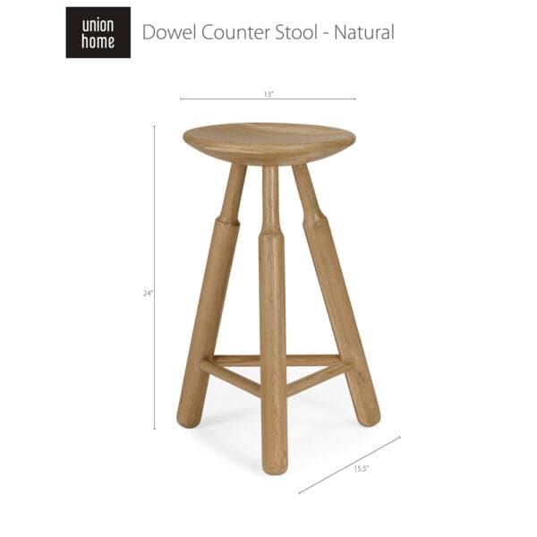 Dowel Counter Stool