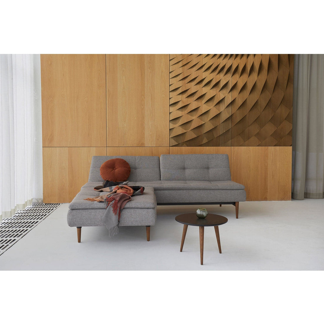 Dublexo Styletto Sofa Bed Dark Wood