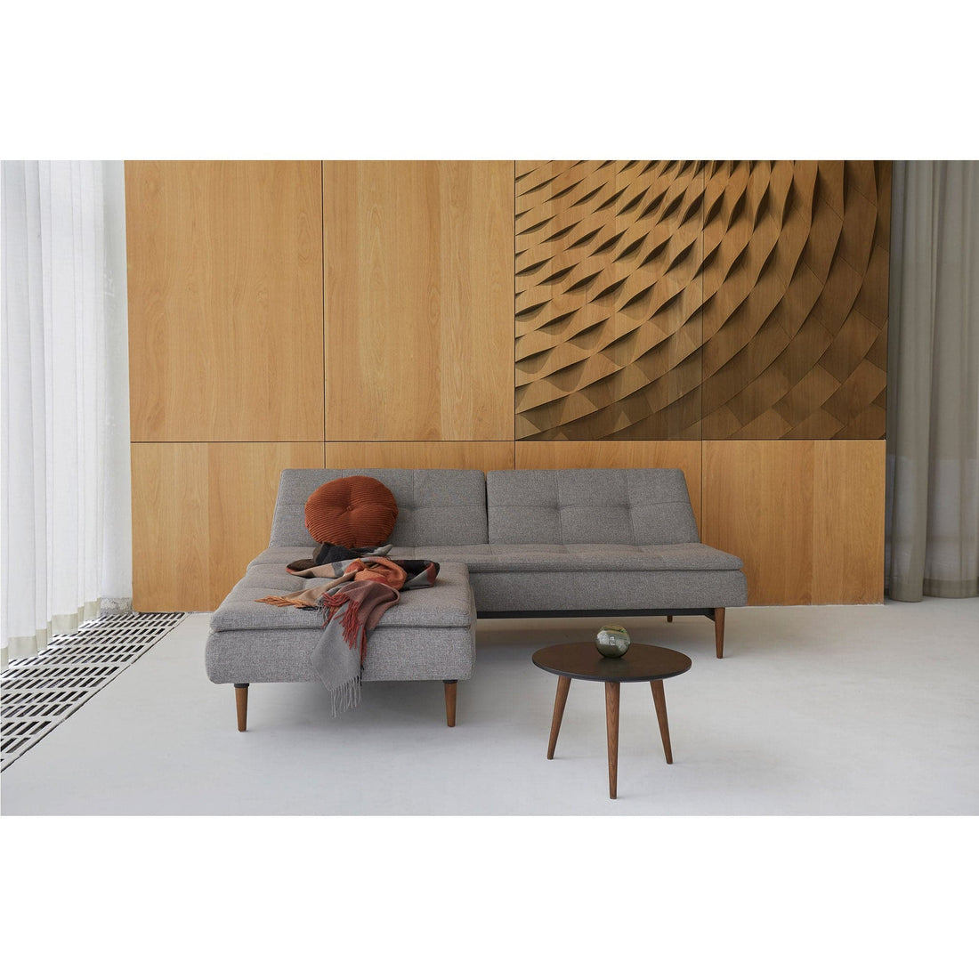 Dublexo Styletto Sofa Bed Dark Wood