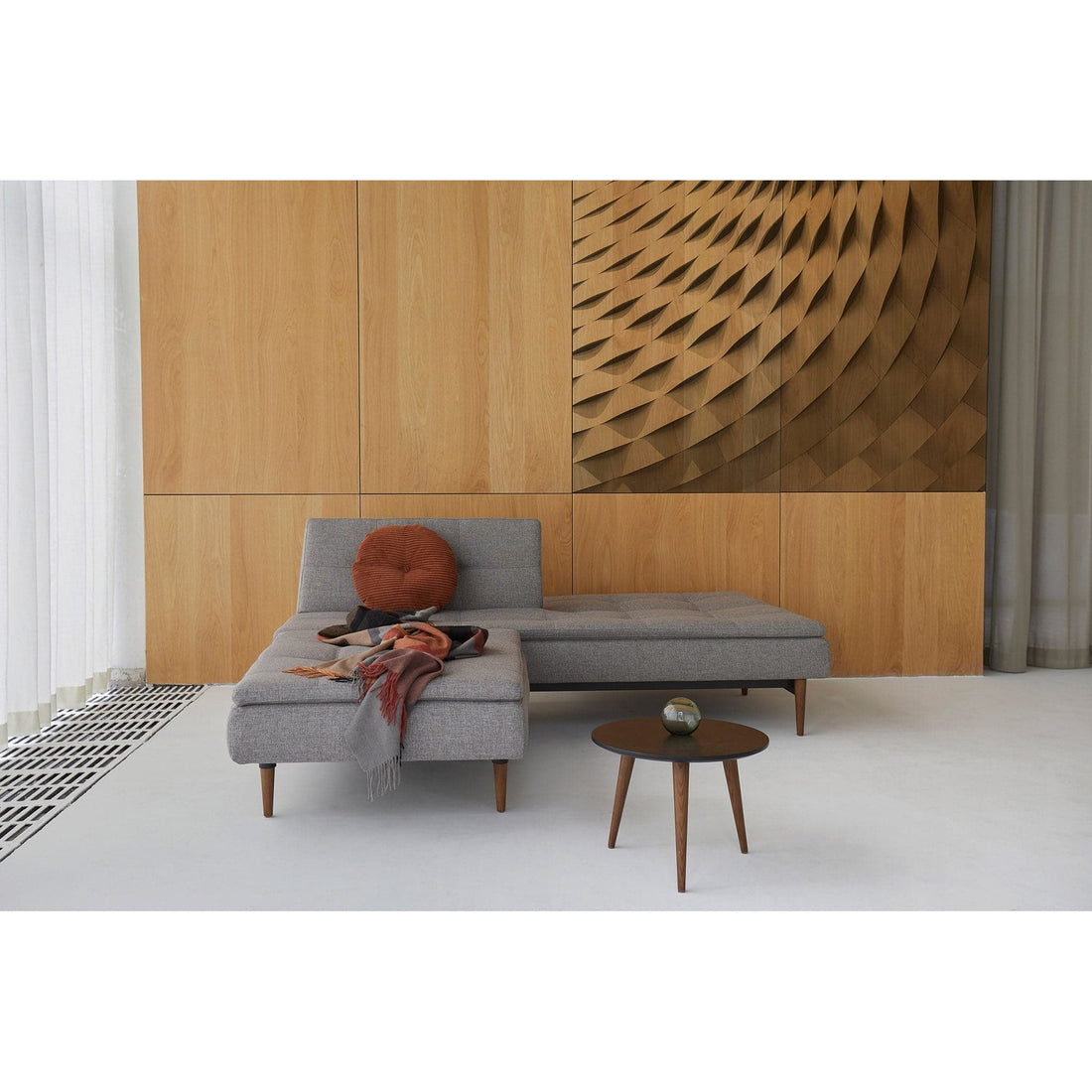 Dublexo Styletto Sofa Bed Dark Wood