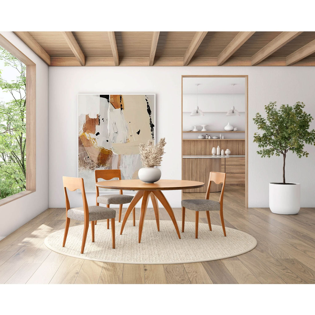 Ella Organic Modern Round Dining Table