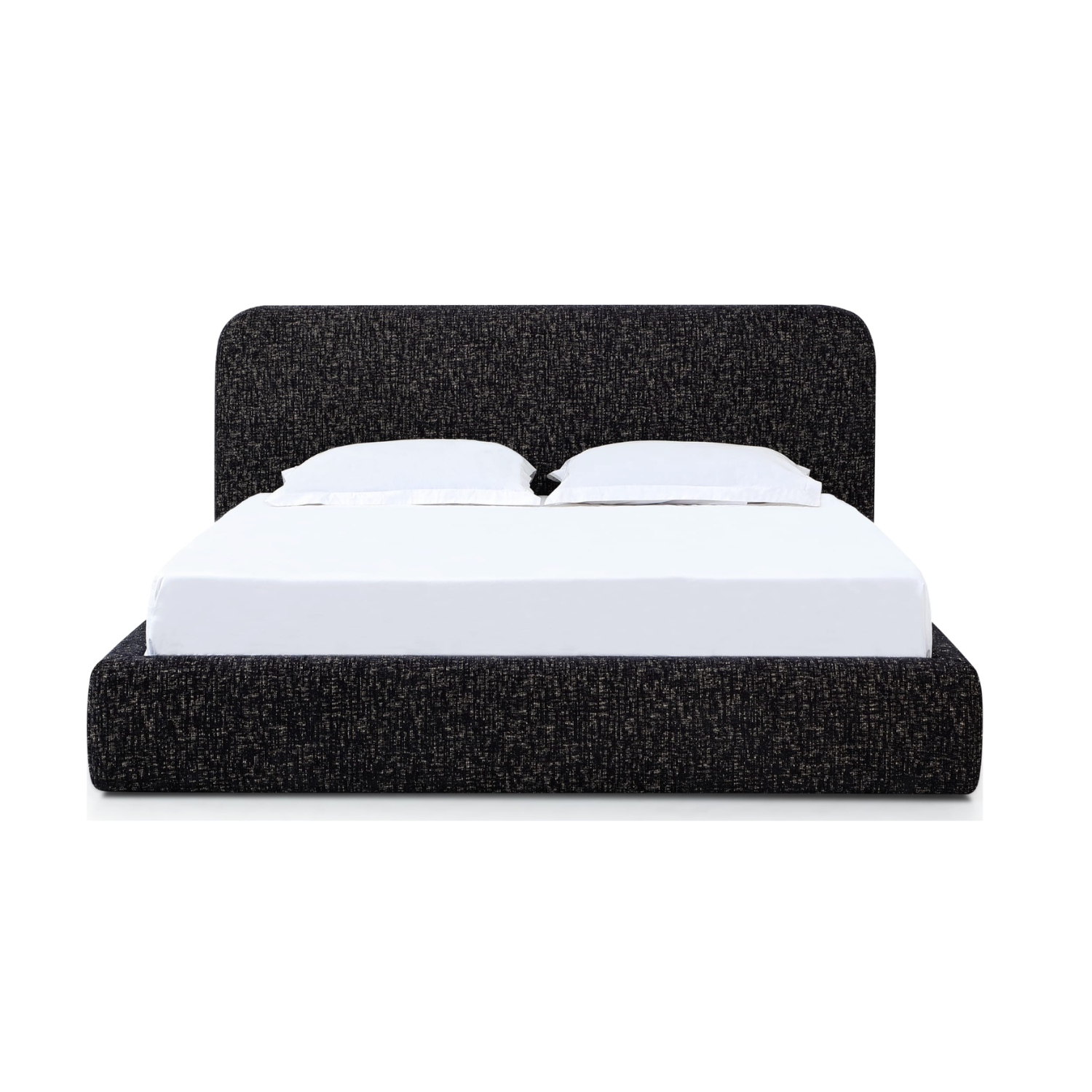 Elora Chenille Upholstered Platform Bed