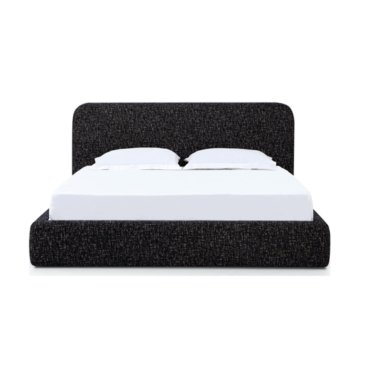 Elora Chenille Upholstered Platform Bed