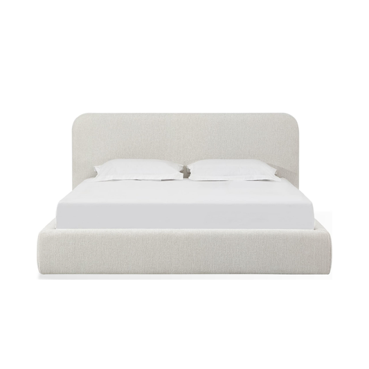 Elora Chenille Upholstered Platform Bed