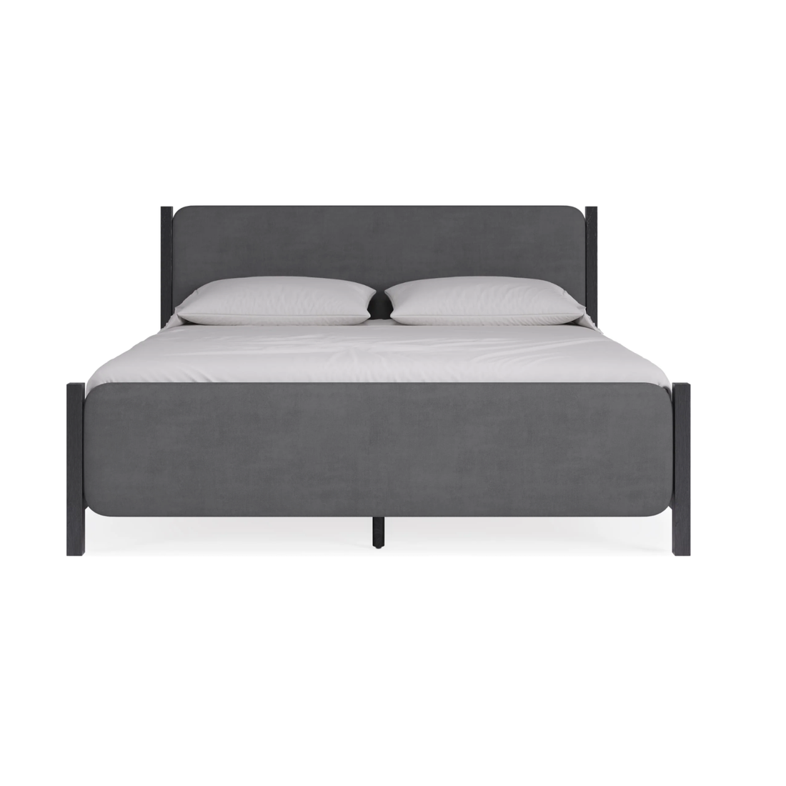Elora Velvet Upholstered Platform Bed