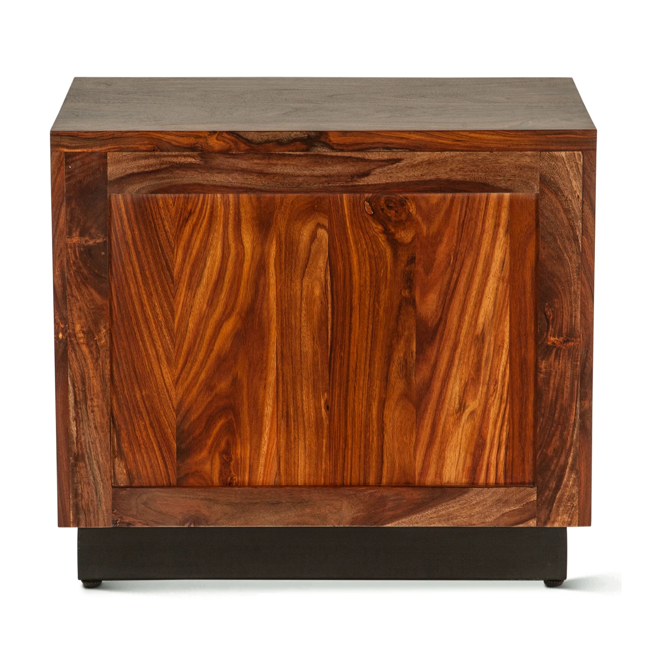 Elliston Modern Live Edge Sheesham Nightstand