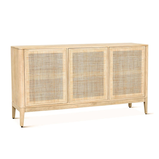 Calabasas 64" Modern Sideboard in Natural White - Home Trends & Design