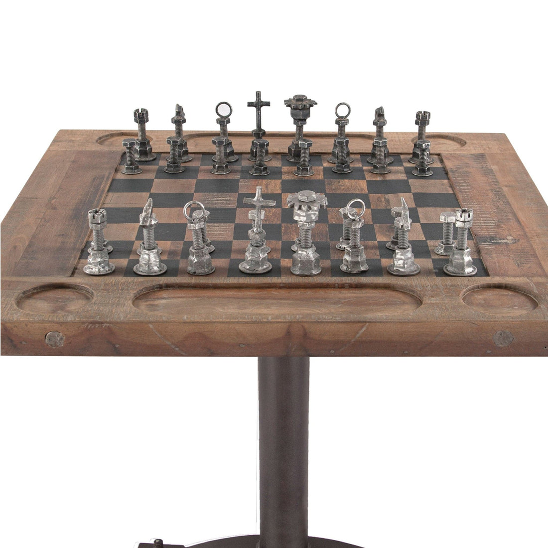 Rustic Revival Chess Set