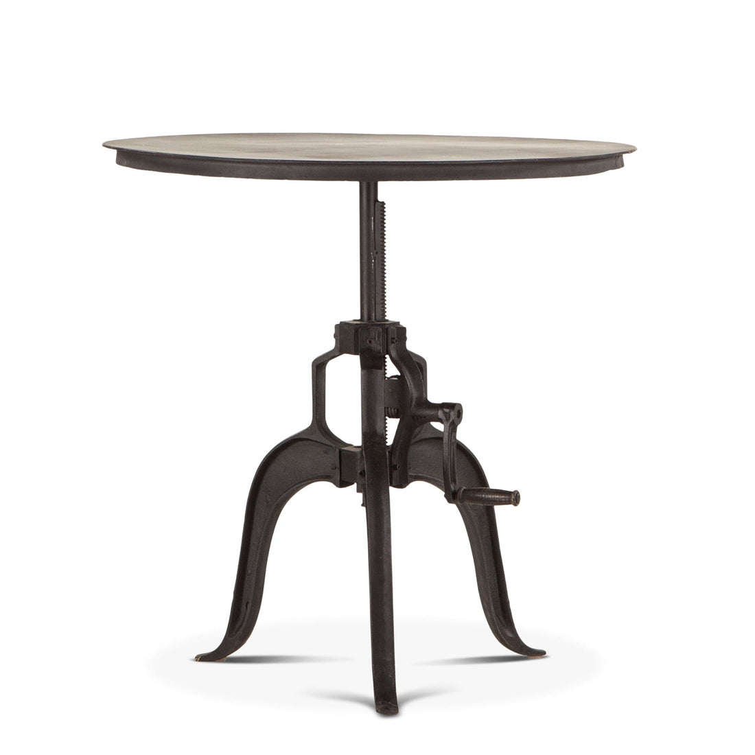 Artezia Iron Side Table with Adjustable Crank