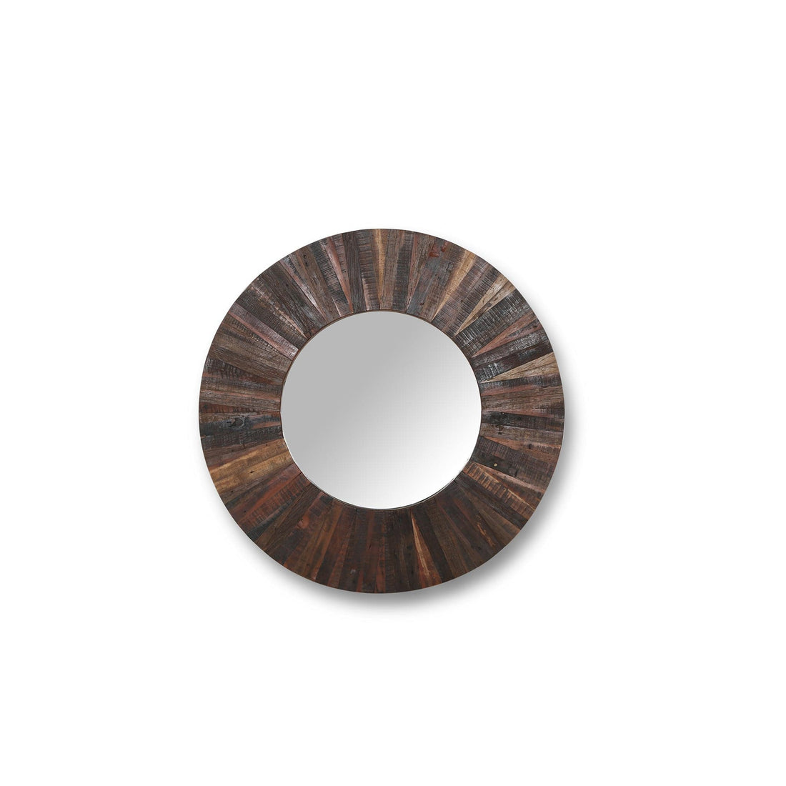 Palm Desert Rustic Teak Wood Mirror