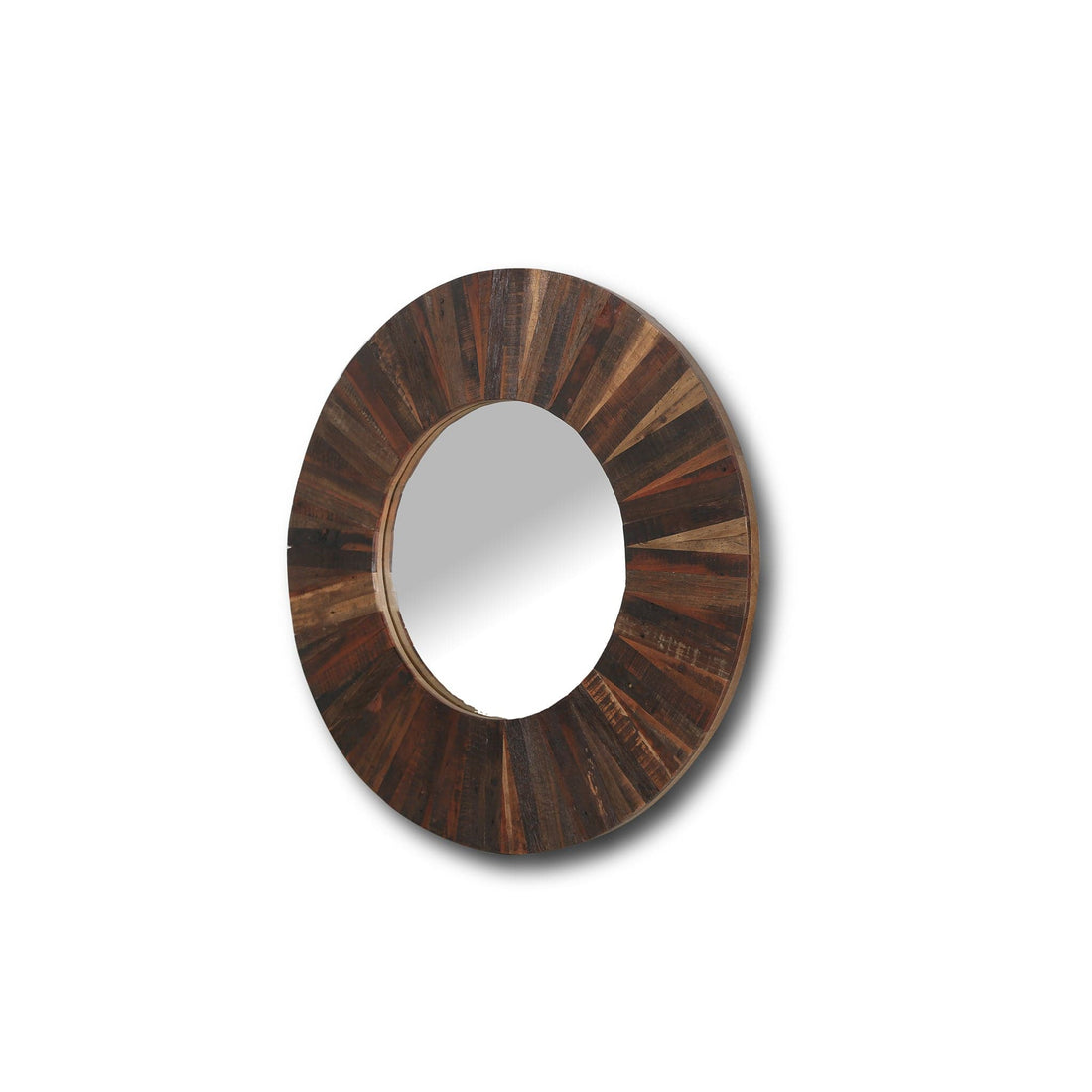 Palm Desert Rustic Teak Wood Mirror