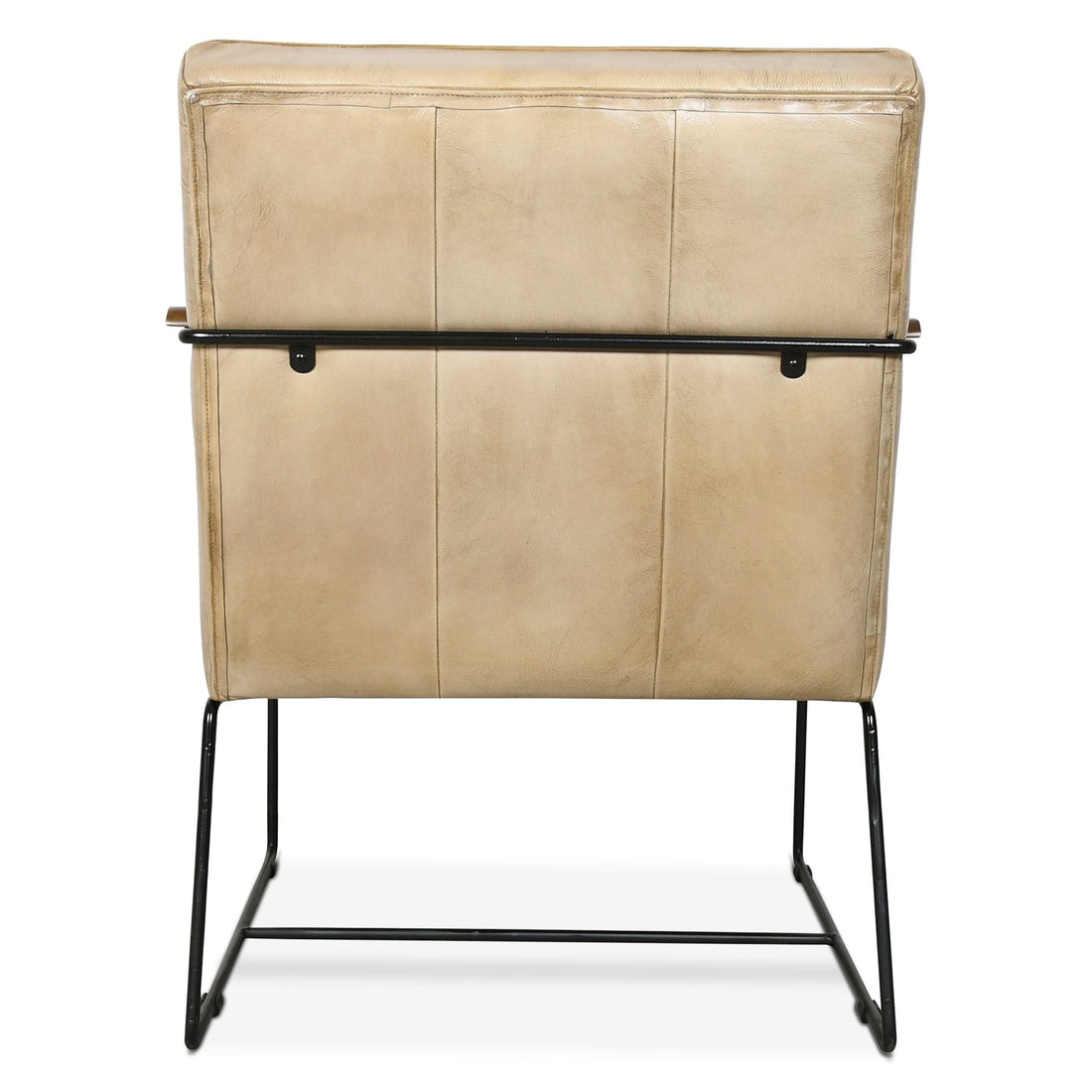 Melbourne Mid - Century Modern Accent Chair in Antique Ivory - Home Trends & Design