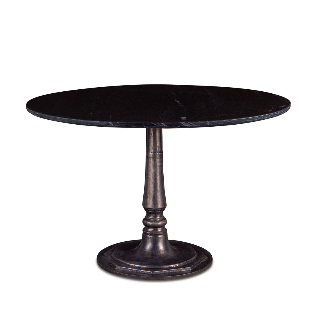 Palm Desert Dining Table with Iron Cafe Base