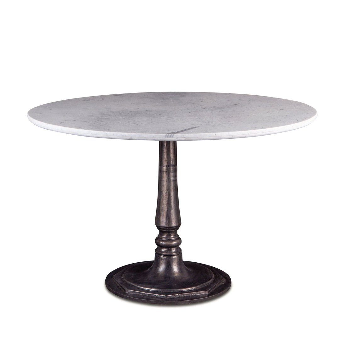 Palm Desert Dining Table with Iron Cafe Base