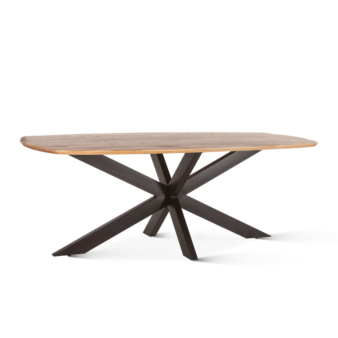 Santa Margherita 82" Mango Wood and Iron Dining Table - Home Trends & Design