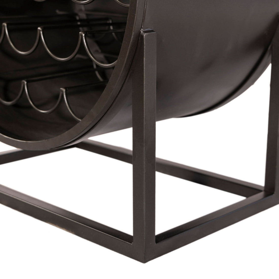 Santa Margherita 23" Iron and Mango Wood Bar Cabinet - Home Trends & Design