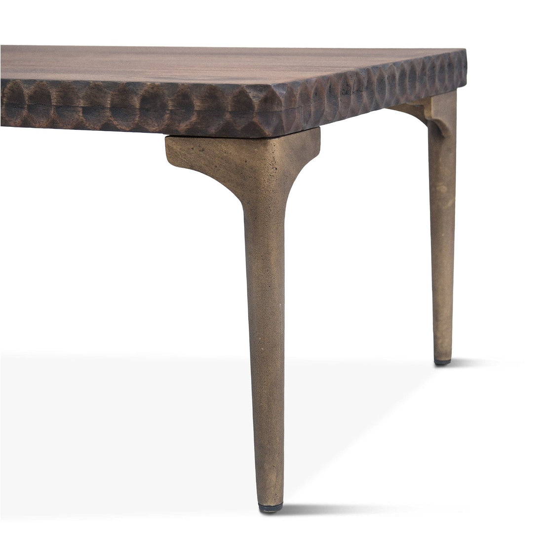 Vallarta Modern Carved Coffee Table