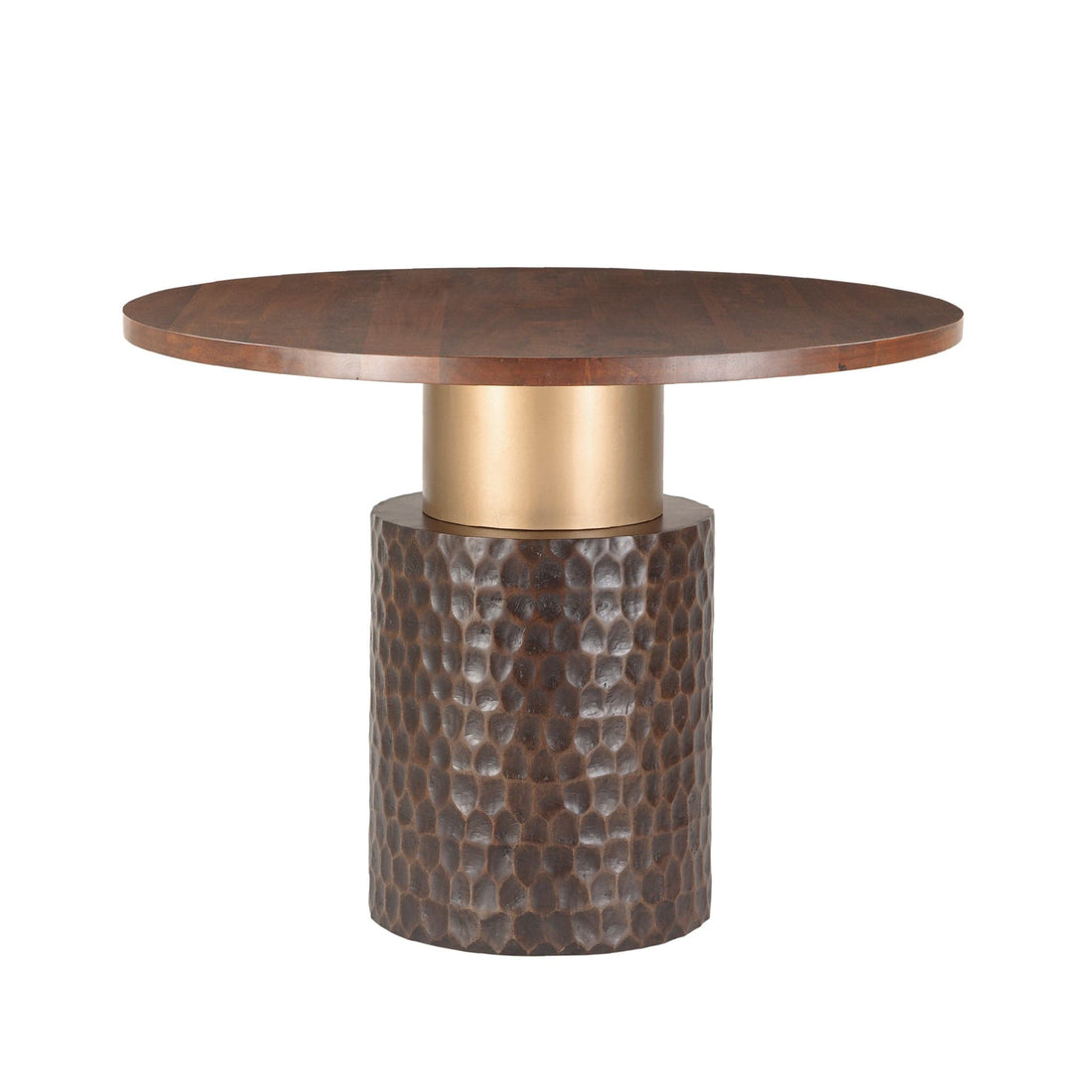 Vallarta Modern Carved Gathering Table