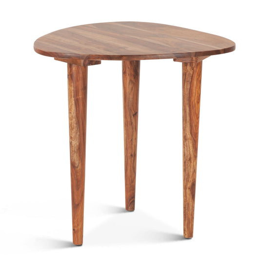  Arrey 23" Sheesham Wood Side Table - Home Trends & Design 