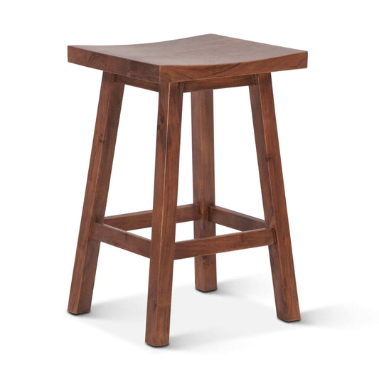 Stavenger 16" Counter Stool in Cinnamon Brown - Home Trends & Design
