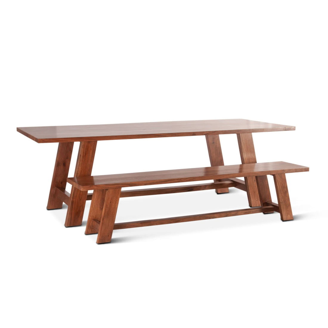 Stavenger 94" Dining Table in Cinnamon Brown - Home Trends & Design