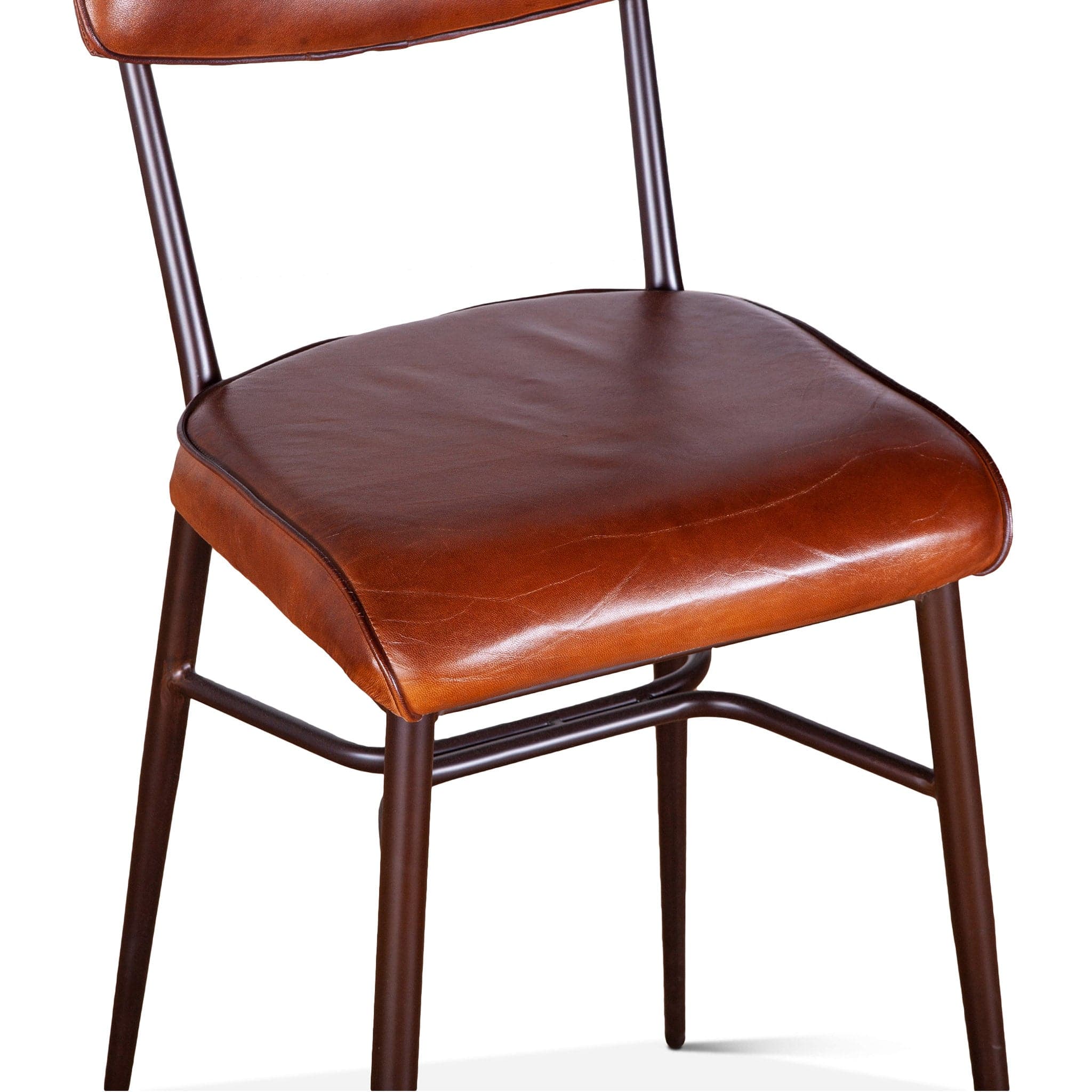 Hudson High Back Leather Counter Chair