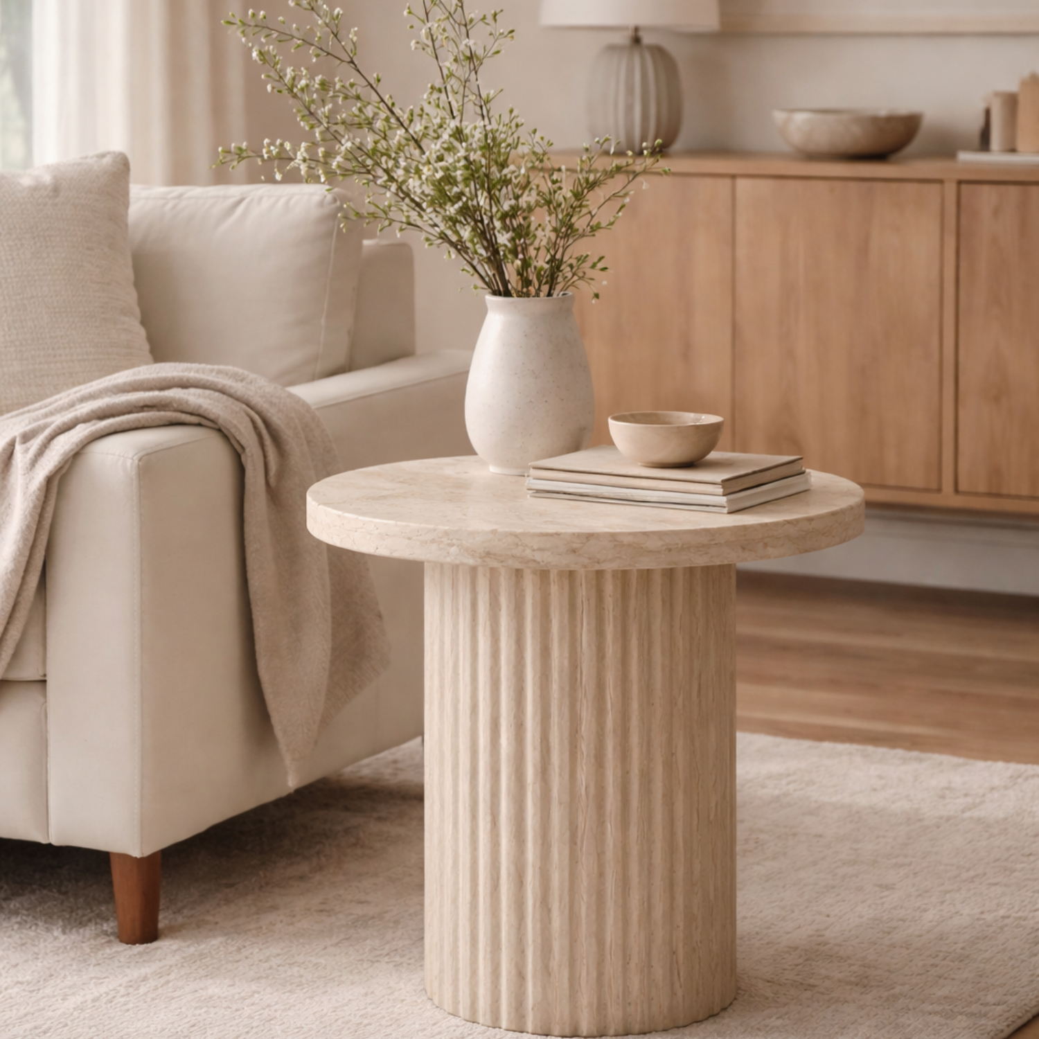 Forma Concrete Outdoor Side Table