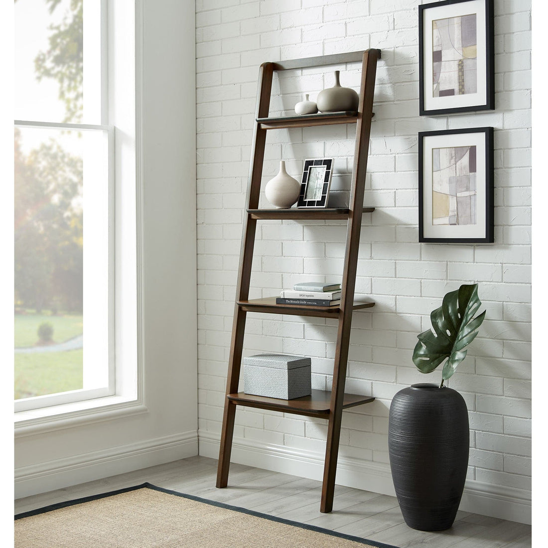 Currant Leaning Bookshelf